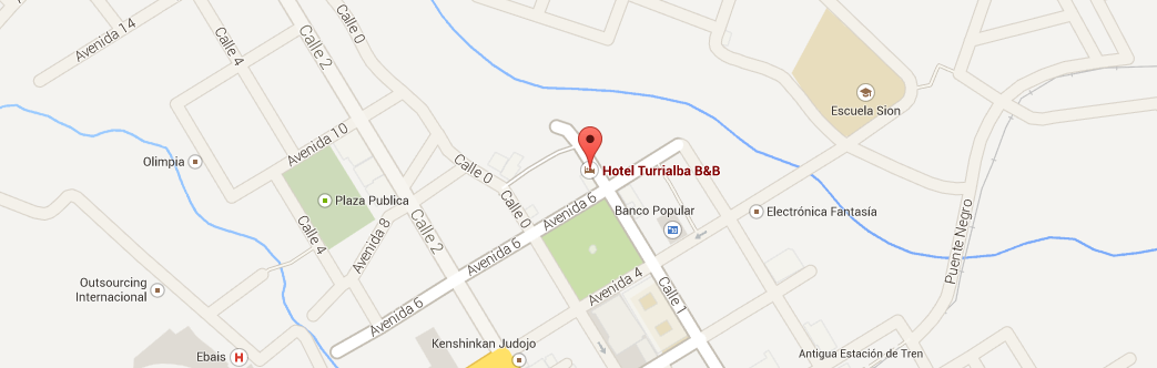 Turrialba Bed & Breakfast location